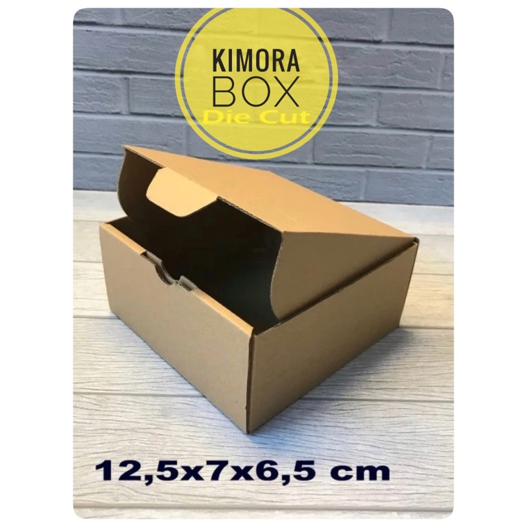 

Kardus / Karton Box Uk. 12,5x7x6,5 cm...Kardus Pizza/ die cut untuk aksesoris dll