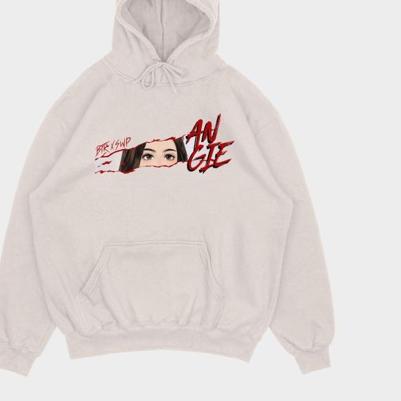 SWEATERPOLOSID x BTR — Hoodie Jumper Focus Angie Size M-XXL - Beige, M