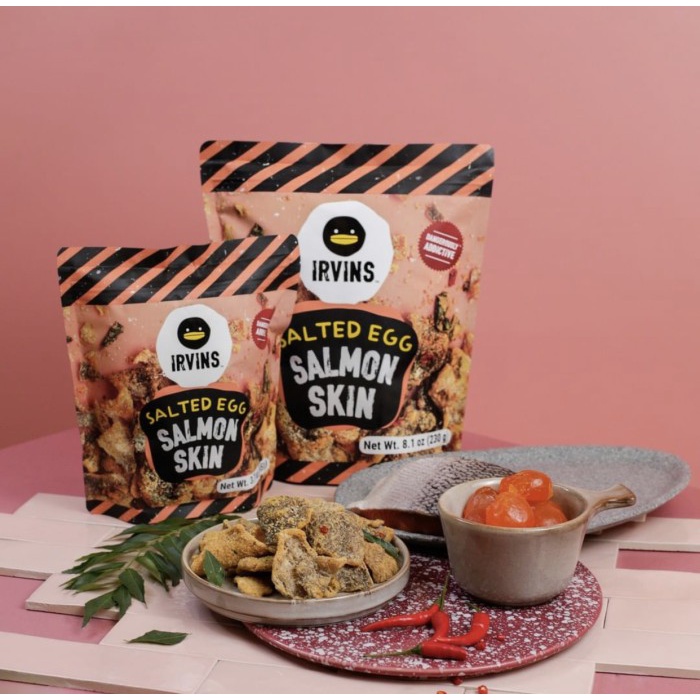 

NEW IRVINS Salted Egg Salmon Skin (230 gr)