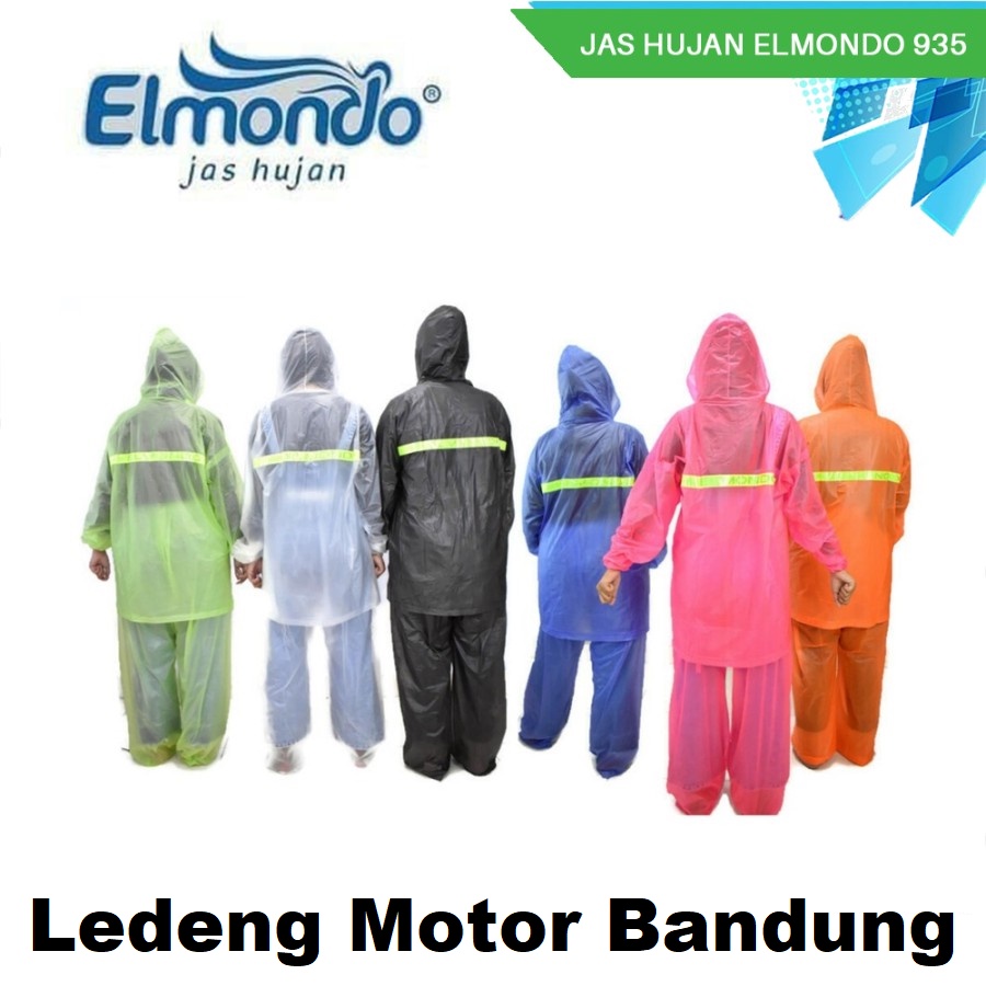 Elmondo Jas Hujan Stelan Ceria Jaket Celana Dewasa Raincoat 935