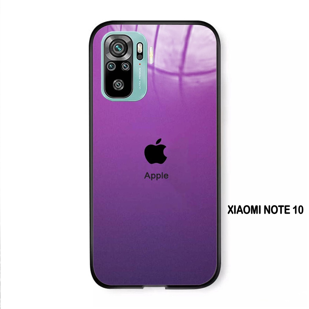 Softcase Kaca XIAOMI REDMI NOTE 10  - Case Handphone XIAOMI REDMI NOTE 10 [T40]