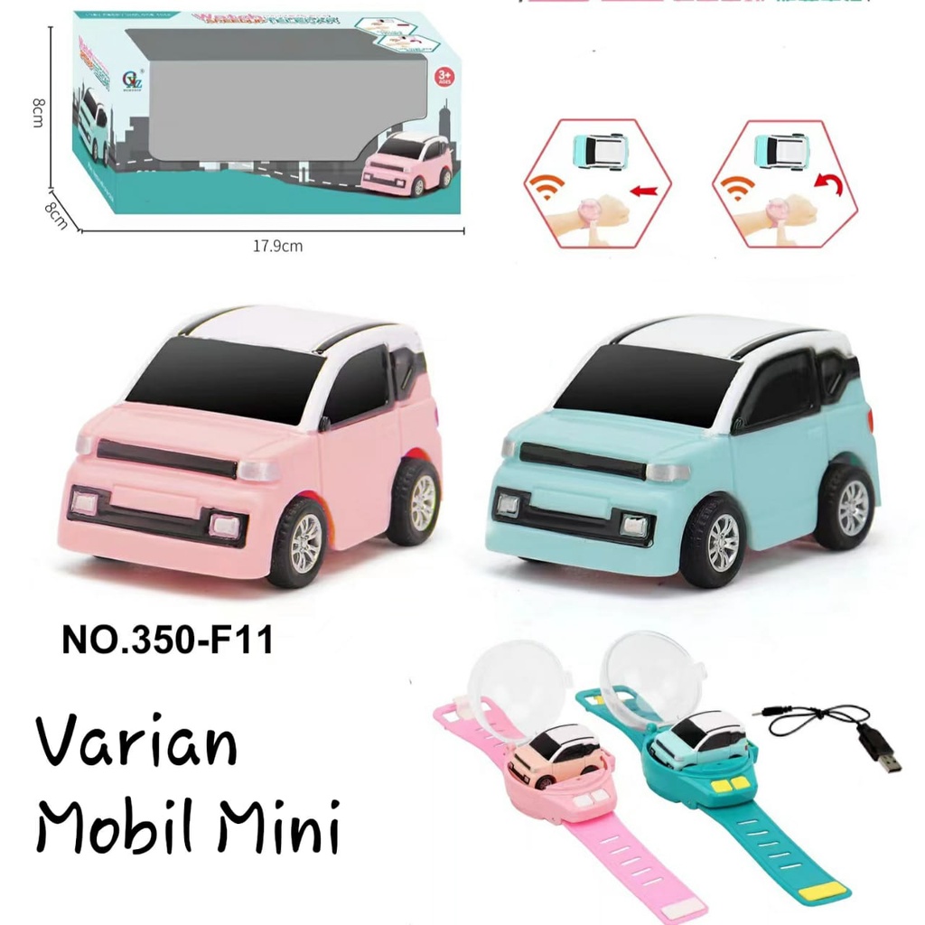 [JUALSEMUA18](350)Mainan Mobil Remote Mini Jam Tangan / Jam Tangan Mobil Remote / Mini Remote Car Watch