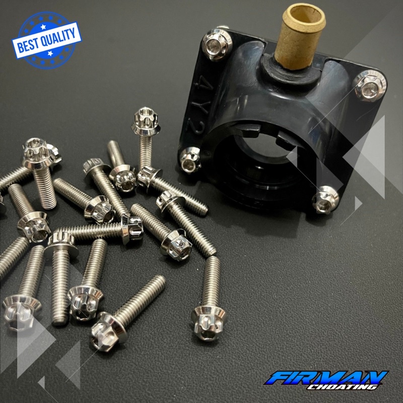 PROBOLT BAUT M6x30 DRAT 10 3CM 1 KUNCI &amp; 2 KUNCI (Harga 1 Biji)