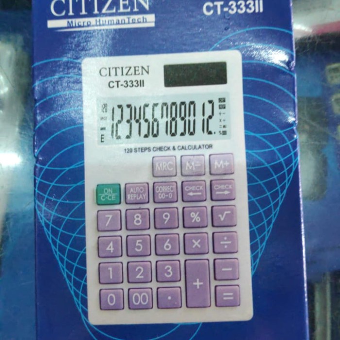 

Calculate Calculator Saku Citizen Ct-333Ii