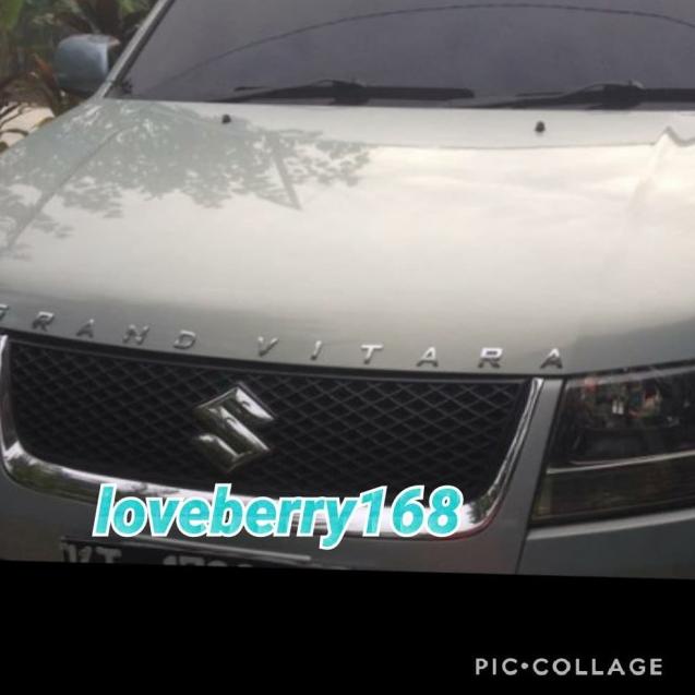 paket emblem kap mesin hood emblem tulisan GRAND VITARA
