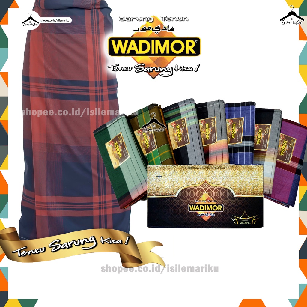 GROSIR KODIAN Sarung Wadimor Horison / Padang / BW Sarung Tenun Grosir