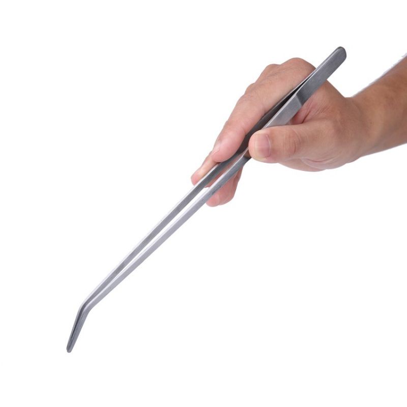 Pinset Stainless bengkok 25 cm