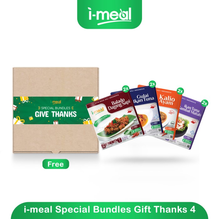 

Paket I-meal Special Bundles Gift Thanks 4