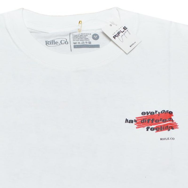 Rifle.co T-shirt Bullshit white series