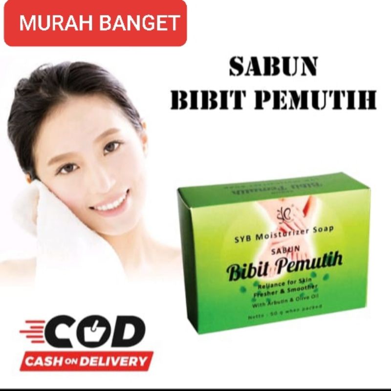 Sabun Bibit Pemutih SYB Asli BPOM - Sabun Pemutih Badan Wajah Kulit ketiak Selangkangan Permanen