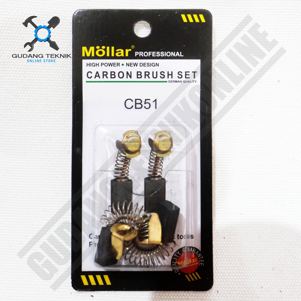 Carbon Brush CB153 CB325 CB51 MT90 GWS6-100 MOLLAR / Arang Sepul Brostel Karbon CB 153 325 51 MT 90 6100 MOLLAR