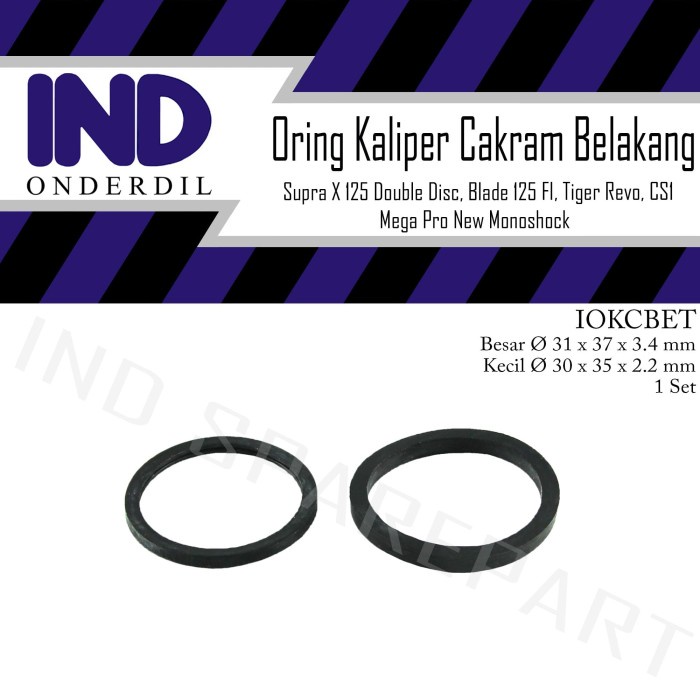 Oring-Seal Piston Kaliper Cakram Belakang Supra X 125 Helm In-Batman