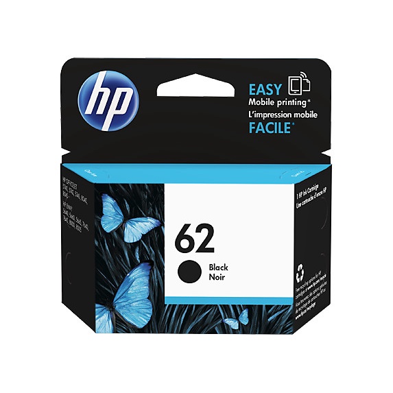 Tinta Hp 62 Black Original-Garansi Ink Cartridge #Original