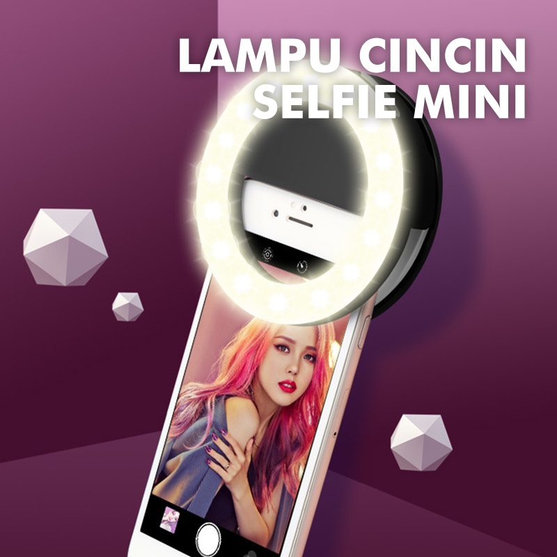 Live hot /Lampu Selfie / Ring Light Selfie LED / Ring Light Mini Lampu Jepit Selfie/mengisi cahaya/fill light/lampu darurat