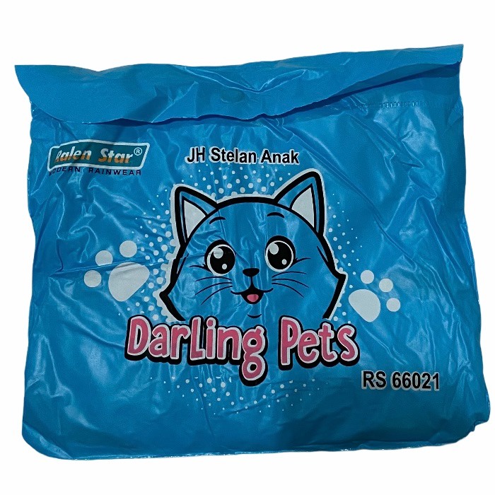 Jas Hujan Anak Kido DARLING PETS Ralen Star Baju Celana RS66021