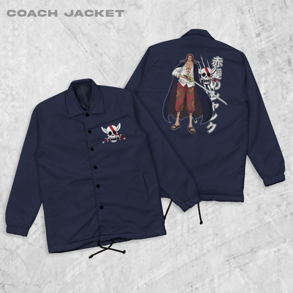 Fortglass One Piece Shanks Coach Jaket Polos Pria Jaket Parasut Unisex