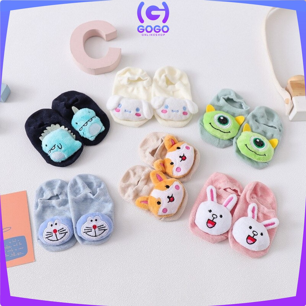 GOGO-P5 Kaos Kaki Anak Bayi Karakter Boneka Lucu Kaus Kaki Kartun Fashion / Baby Socks Import Murah