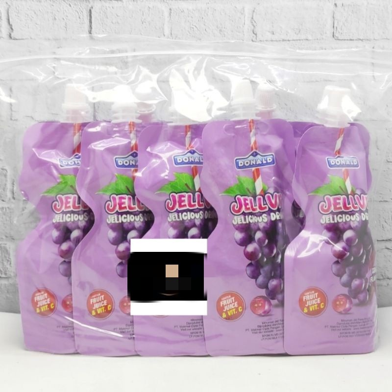 

Donald Jelly Vit Delicious drink 130 ml isi 10 pouch blueberry strawberry