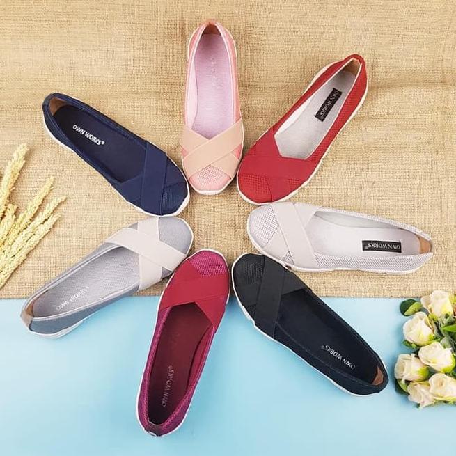TERLARIS Sepatu Slip On Wanita Ziudith K01 ✿ 892