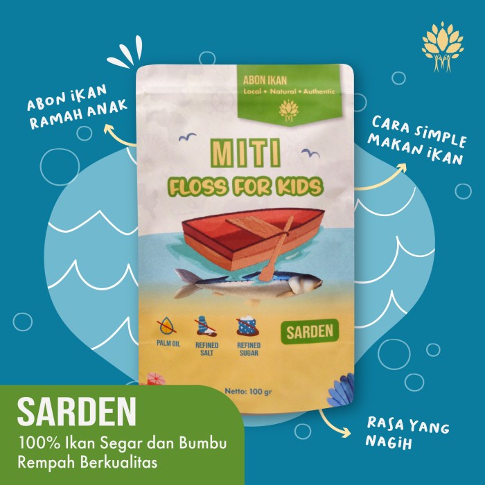 

Abon MITI - Abon Ikan Sarden Premium Quality - 100 Gram