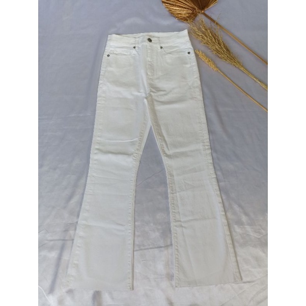 L*FT HIGHWAIST CELANA JEANS KICK CROP WANITA-ORIGINAL