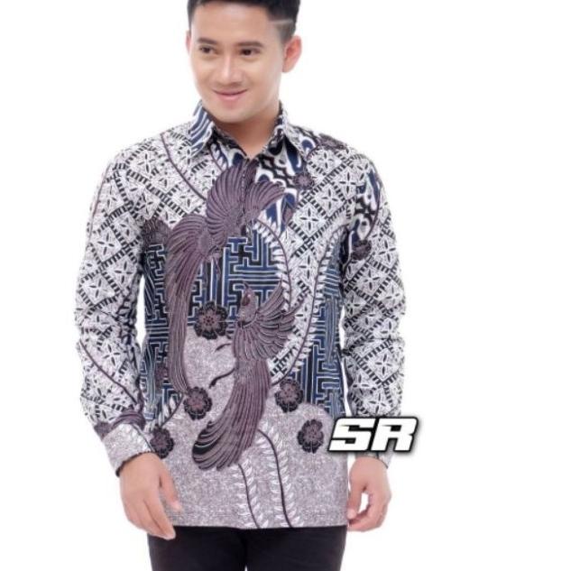 batik pria lengan panjang - New, jumbo 4L/5L