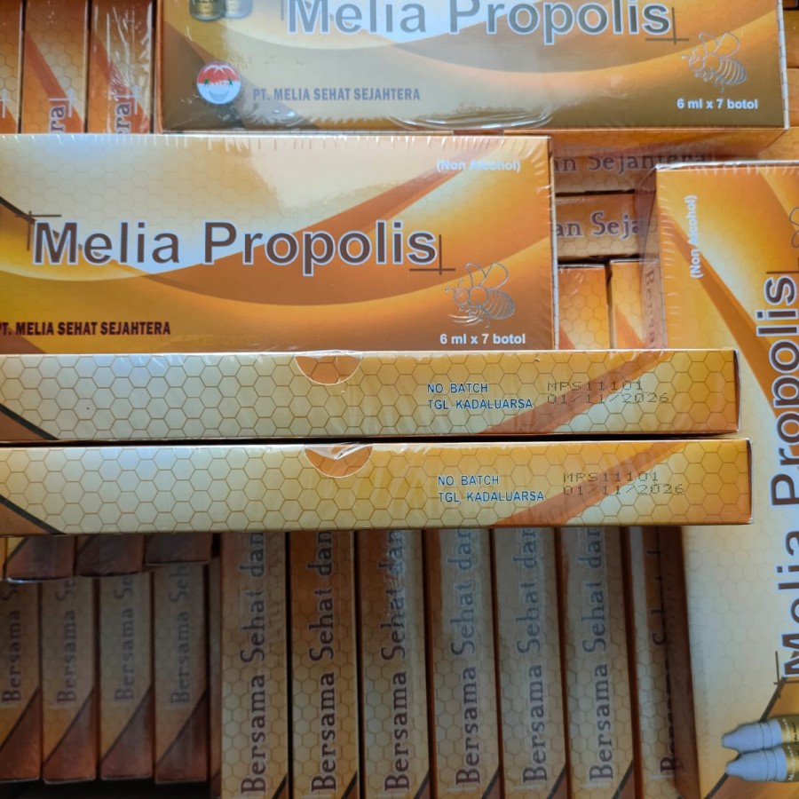 Melia propolis 6ml (HARGA PERBOX isi 7) Propolis Melia Original | Melia Propolis Jaminan Original 6m