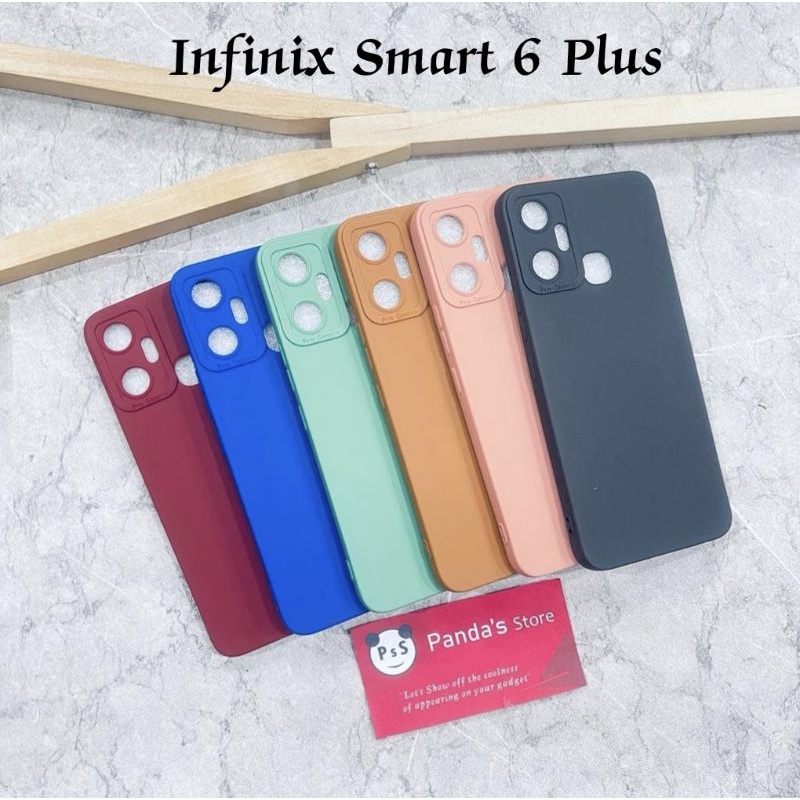 Softcase Pro Camera Infinix Smart 6 Plus | 6+ Candy Case Full Color 3D Silikon TPU