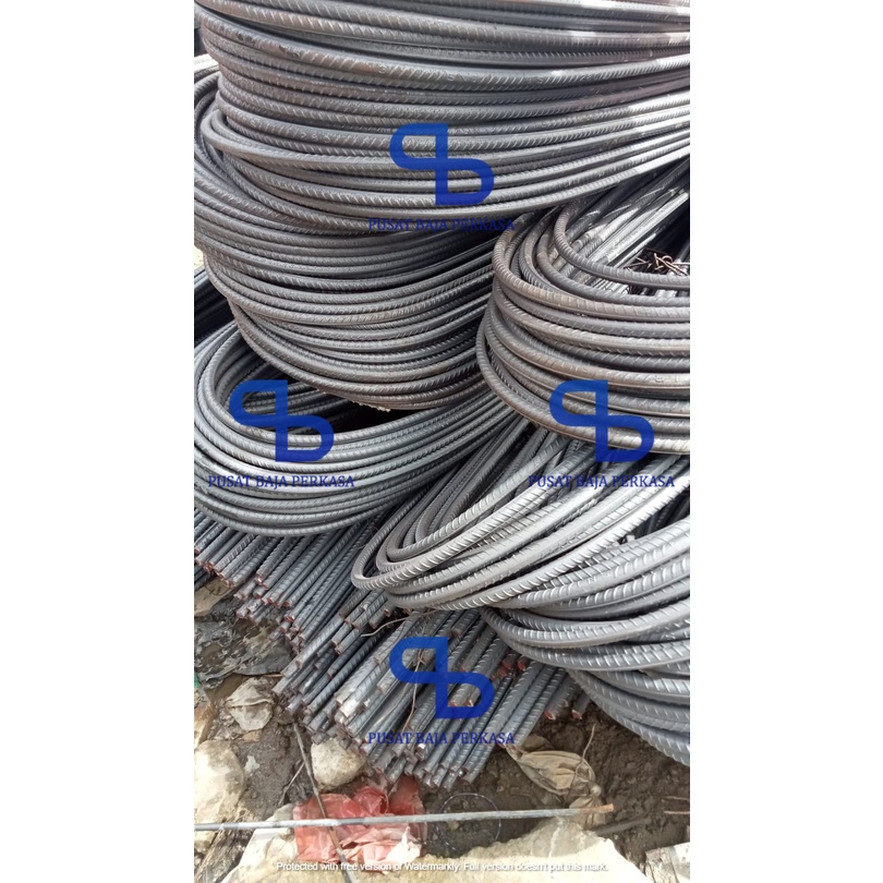 (Banci) Besi Beton 6 mm 8 mm 10 mm 12 mm 13 mm 16 mm