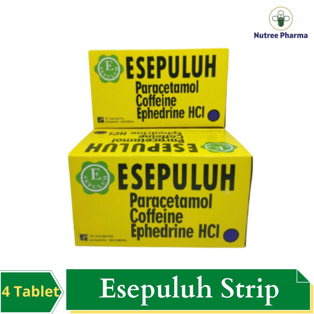 Esepuluh Strip Isi 4 Tablet