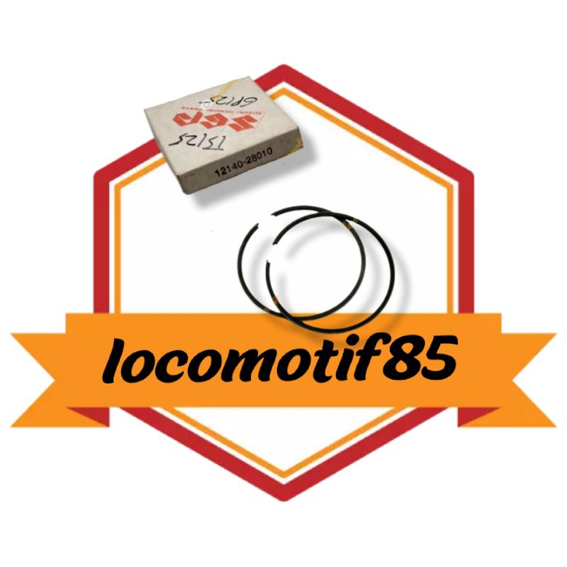 Ring Piston Seher suzuki Gp125 Ts125 Tc125 TRs TRZ oversize Os 0 std Original Sgp japan