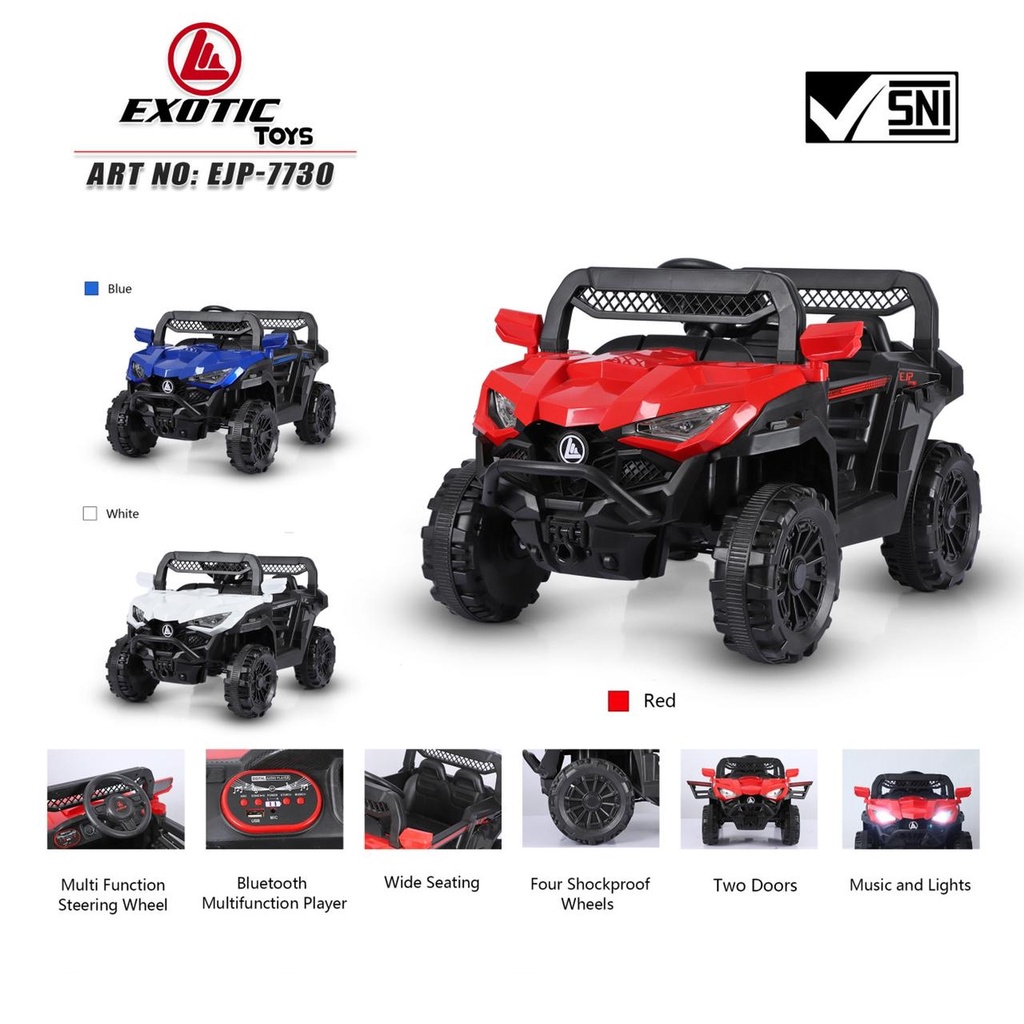 PROMO MOBIL MAINAN MOBIL AKI EXOTIC EJP 7730 GHOST MOBIL MAINAN ANAK EJP7730