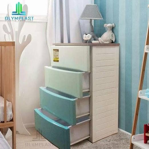 

lemari plastik olymplast 4 susun toska odc 04 stock ready