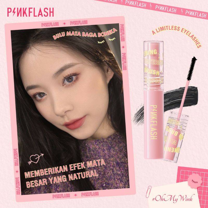 PINKFLASH OhMyWink Length Curled Maskara Ultrathin Fibre Waterproof