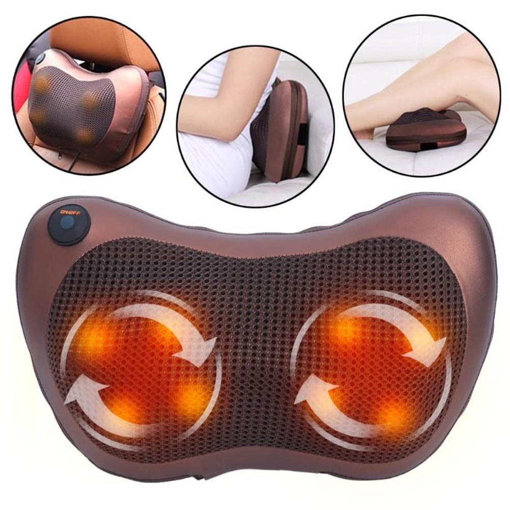 COD MURAH TERBARU Bantal Pijat Otomatis Elektrik Pillow Bantal pijat massage pillow mobil Bantal Pijat Leher Punggung Portable