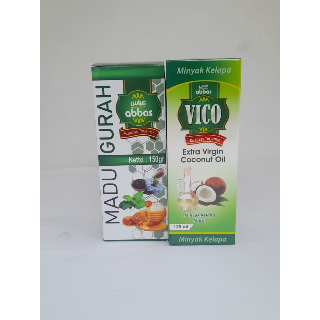 

Paket Hemat Abbas Madu Gurah Herbal Plus Minyak Kelapa Vco Virgin Coconut Oil