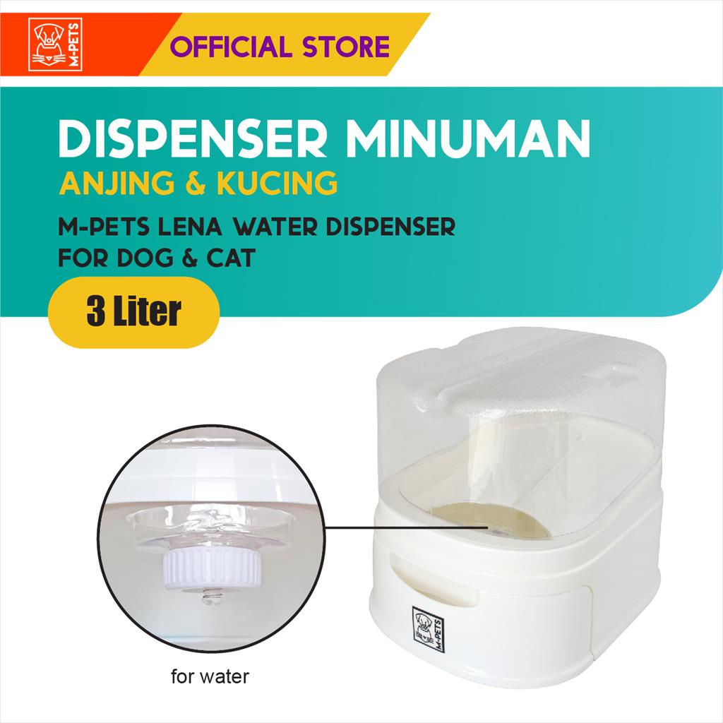 M-Pets Lena Water Dispenser 3 Liter / Tempat Minum Anjing Kucing