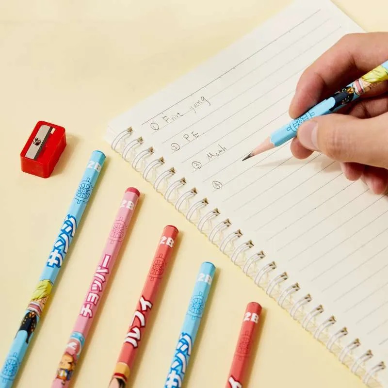 

mdn Deli EC022-2B One Piece Graphit Pencil / Pensil Kayu Grafit 2B Lucu Kartun One Piece isi 12pcs /