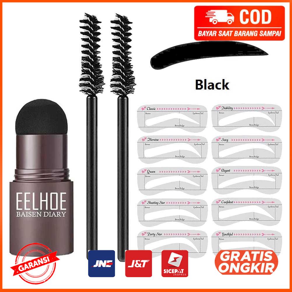 Cetakan Alis Tempel Eyebrow Powder Stamp Set WZT13