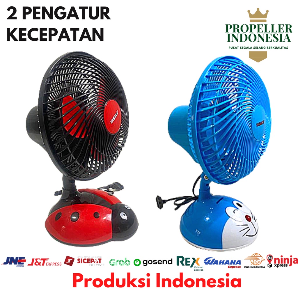 Kipas Angin Meja 8 Inch Dinding Desk Fan Mini Wall Fan Gantung Tembok