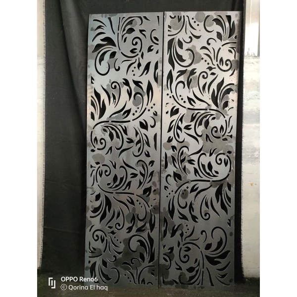 Cutting Plat Costum Minimalis Ornamen, Kanopi, &Pagar