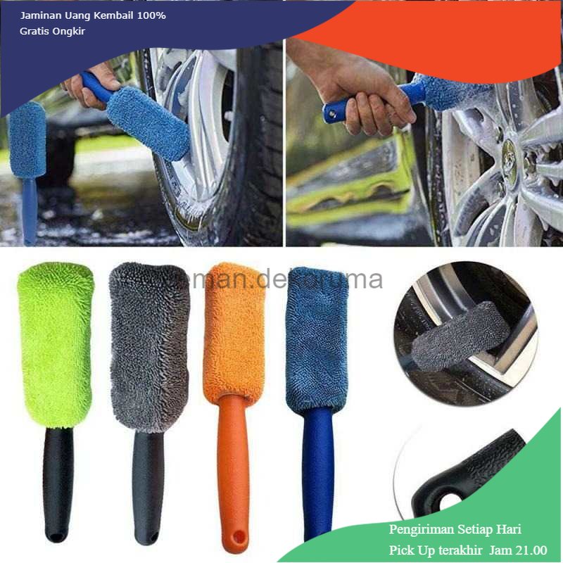 TD - PR2 CARHAVE Sikat Microfiber Velg Ban Mobil Car Wheel Rim Brush - H77