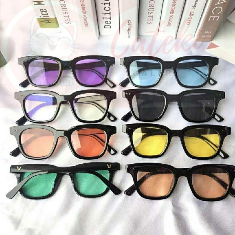 [CTK] PROMO Aksesoris Kacamata Fashion Pria/Wanita Sunglasses Korean Fashion LOGO V KACAMATA CANDY NEW MURAH