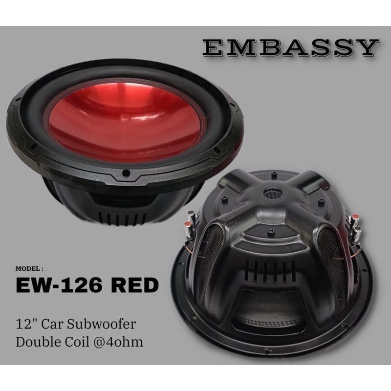 Subwoofer Embassy EW 126 Component Sub 12 inch