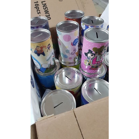 Celengan Kaleng/ Celengan Karakter/ Celengan