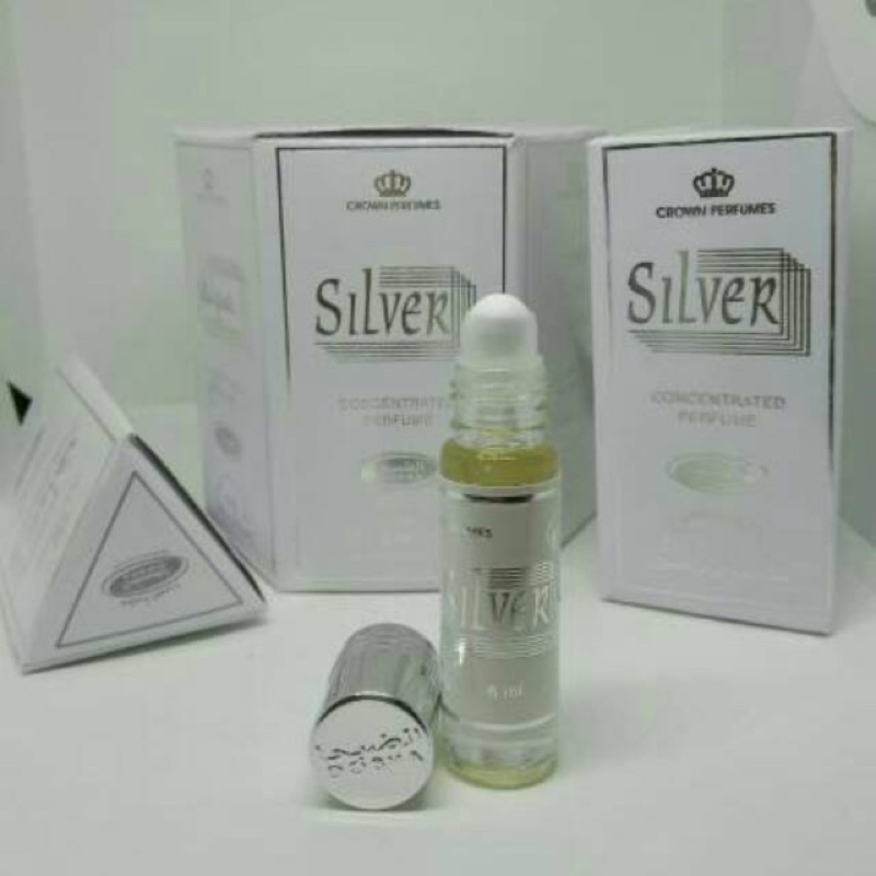 PARFUME TARIM SILVER 6 ML ROLL ON / TARIM PARFUME FREE ALCOHOL