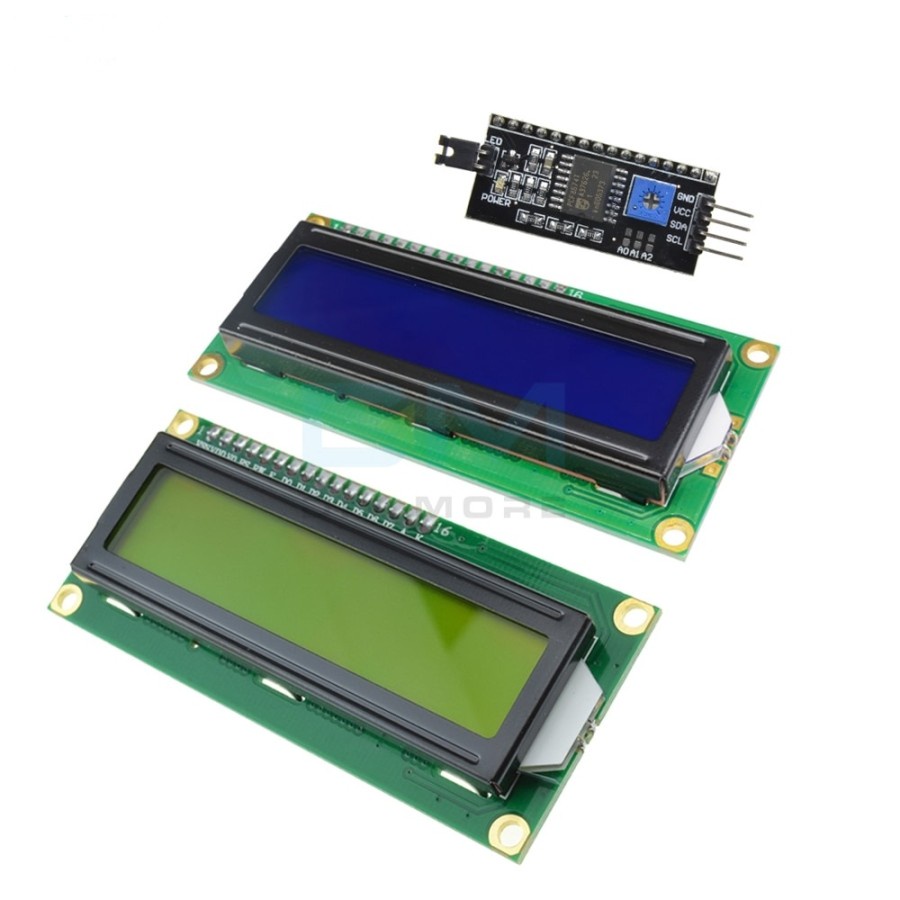 LCD 16x2 1602 I2C Biru / hijau LCD Karakter dengan Modul IIC I2C