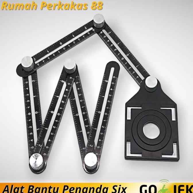 

BAYAR DITEMPAT Pengaris Alat Bantu Penanda Lubang keramik Six Sided Ruler With Hole L /ALAT TULIS AESTHETIC/ALAT TULIS SEKOLAH/ALAT TULIS SET/ALAT TULIS LENGKAP/ALAT TULIS ANAK/ALAT TULIS LUCU