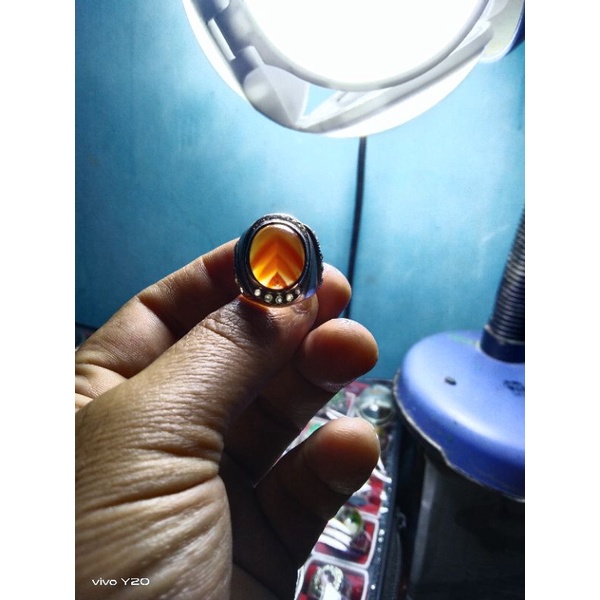 angkik jungder 100% natural ring perak no jari 6.rp 350.000 rbu