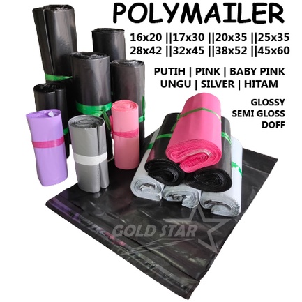 POLYMAILER Plastik Packing Online Shop 32x45 Polymer Bungkus Paket